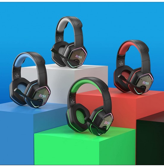 EKSA E1000 USB Gaming Headset for PC - Computer Headphones with Microphone/Mic Noise Cancelling, 7.1 Surround Sound Wired Headset&RGB Light - Gaming Headphones for PS4/PS5 Console Laptop EKSA E1000 USB Gaming Headset for PC - Computer Headphones with Microphone/Mic Noise Cancelling, 7.1 Surround Sound Wired Headset&RGB Light - Gaming Headphones for PS4/PS5 Console Laptop
